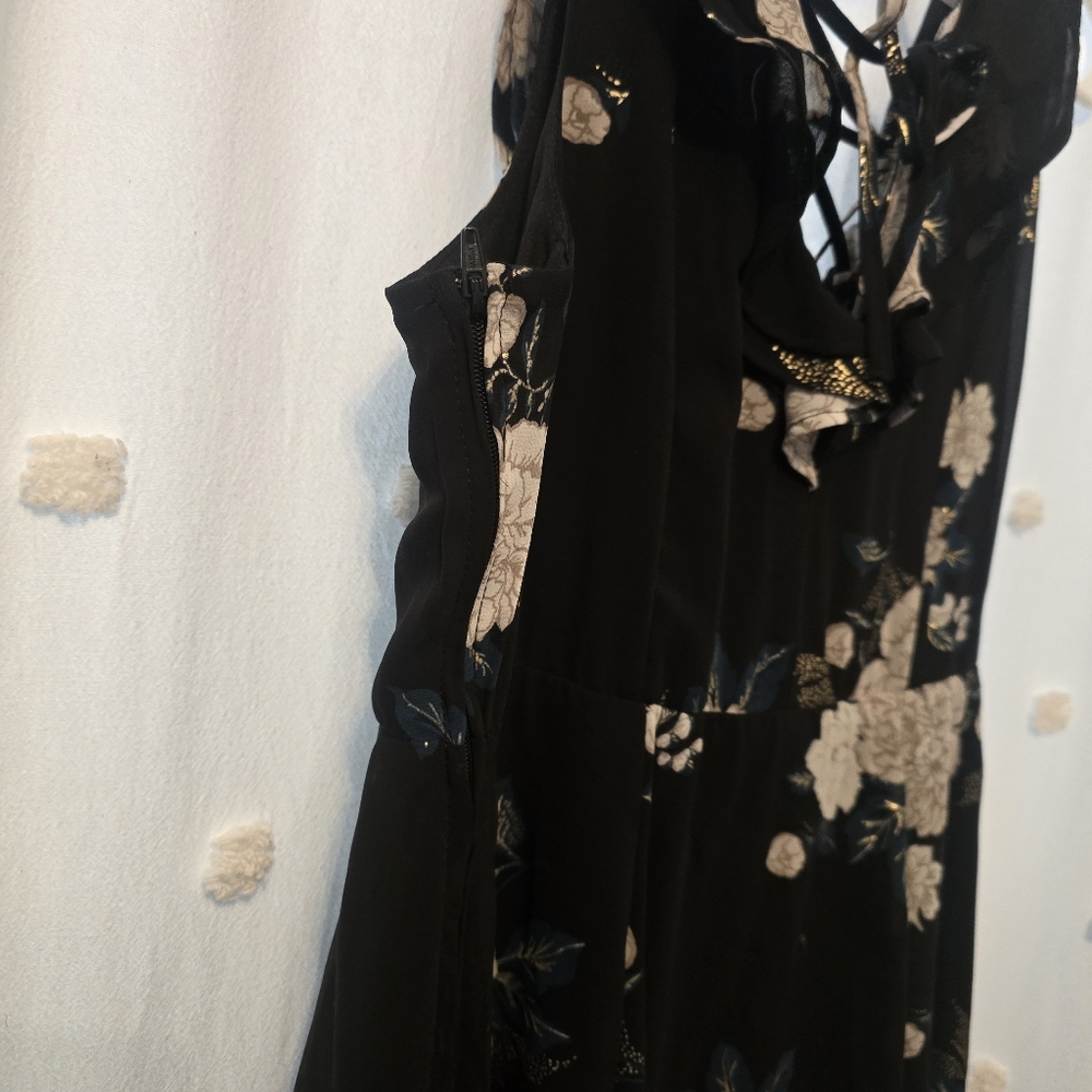 Torrid Black Floral Women's Dress Size 10 - Picture 8 of 10
